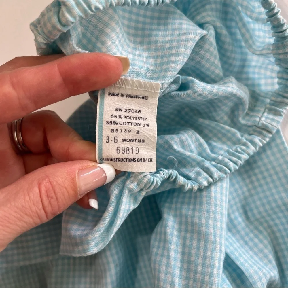Vintage Baby Blue 2 Piece Top & Pants